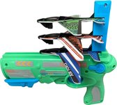 Speelgoed - Vliegtuig pistool - Foam Zweefvliegtuig Katapult - Groen