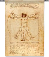 Wandkleed Vitruviusman - Leonardo da Vinci - 150x210 cm