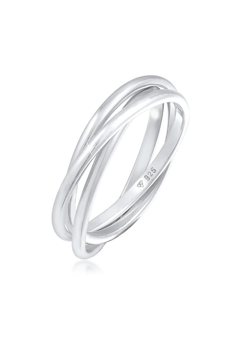 Elli - Dames ring - maat 54 - Zilver
