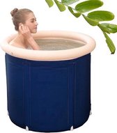 bath bucket - Zitbad - 15 heerlijke badparels  - Opblaasbaar Zitbad voor volwassenen - ijsbad - hottub - inclusief pompje -  opvouwbaar bad- inklapbaar bad