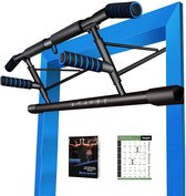 Krachtstations - Zinaps pull-up bar, 5-in-1 vouwdeur bar, 2020 EU-octrooi, uniek combinatiepakket, veilige deur frame montage voor thuis zonder schroeven, pull-up bar voor crossfit inclusief 