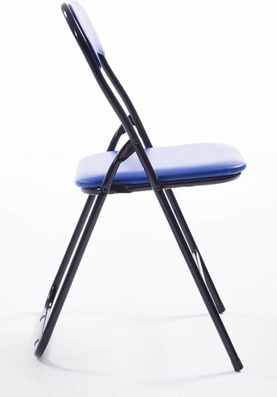 CLP Felix Set van 4 klapstoelen blauw/zwart