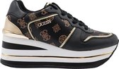 Guess Hektor Active Dames Sneakers - Zwart/Goud - Maat 37