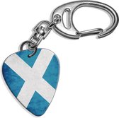 Plectrum sleutelhanger St Andrews Cross