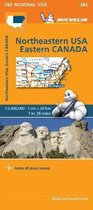 Northeastern USA, Eastern Canada - Michelin Regional Map 583