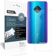 dipos I 2x Pantserfolie mat compatibel met Vivo Y51 (2020) Achterkant Beschermfolie 9H screen-protector (expres kleiner dan het glas omdat het gebogen is)