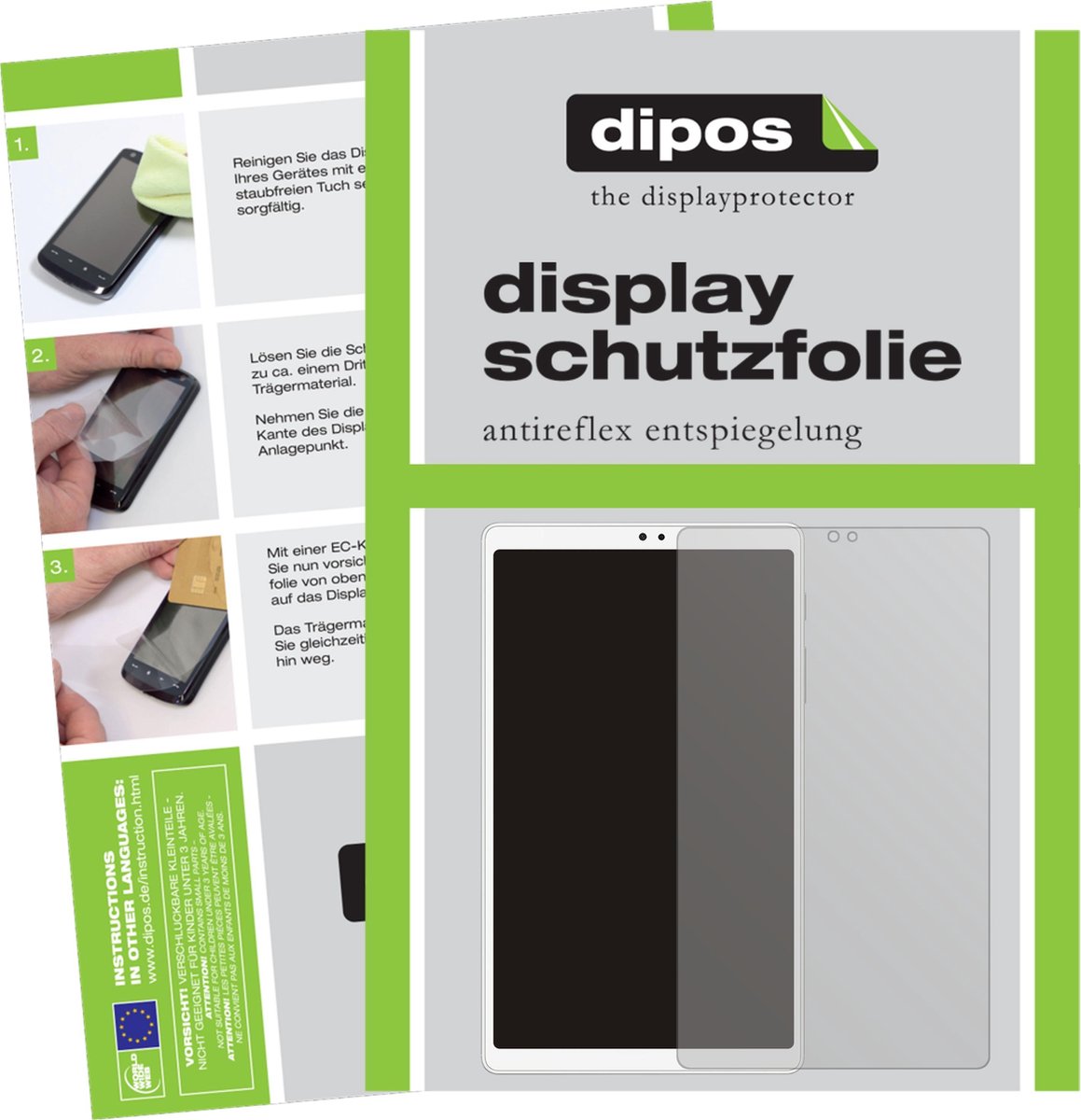 dipos I 2x Beschermfolie mat geschikt voor Samsung Galaxy Tab A7 Lite Wi-Fi Folie screen-protector