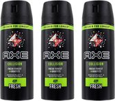 Axe Fresh Forest & Graffiti Bodyspray Deodorant - 3 x 150 ml - Voordeelverpakking