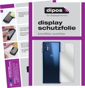 dipos I 2x Beschermfolie helder compatibel met Motorola Moto G9 Plus Achterkant Folie screen-protector (expres kleiner dan het glas omdat het gebogen is)