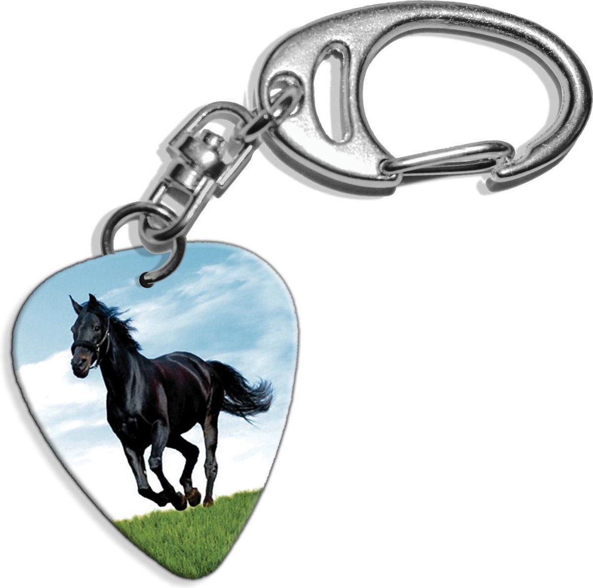 Plectrum sleutelhanger Paard