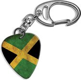 Plectrum sleutelhanger Jamaica Vlag