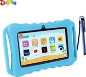DEPLAY Kids Tablet - Ouder Control App - 3000 Mah Batterij - Incl. Touchscreen Pen & Beschermhoes – Blauw