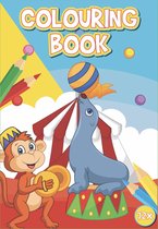 Colouring Book - Kleurboek - Aapjes - Zeeleeuwen - Circus - 72 Pagina's