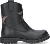 Ton & Ton Isabell Enkellaarsjes - Enkelboots met rits - Meisjes - Zwart - Maat 24