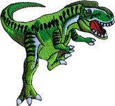 Dinosaurus Tyrannasaurus strijk embleem - patch - patches - stof & strijk applicatie