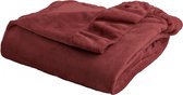 Siretessile Plaid 150 X 200 Cm Flanel Rood