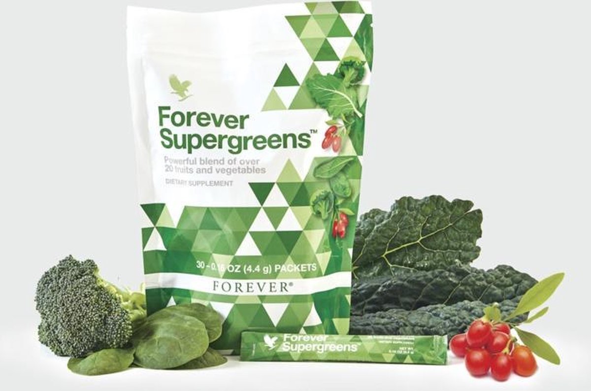 Forever Supergreens - Meer energie - Betere huid - Vezels