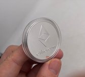 Ethereum Munt - Ethereum - Crypto Munt - Zilver - Crypto - Cryptocurrency - Cryptovaluta - Crypto Trading