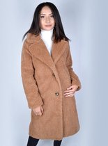 Oversized Teddy Jas - Winterjas - Camel