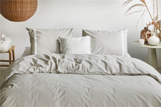 Walra Dekbedovertrek Timeless Chic - 135x200 - 100% BCI Katoen - Zand van Walra — afbeelding 2