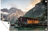 Tuinposters buiten Italië - Water - Steiger - 90x60 cm - Tuindoek - Buitenposter