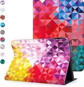 iPad 2021 / 2020 / 2019 hoes - iPad 10.2 inch hoes - Smart Book Case - Geometrisch
