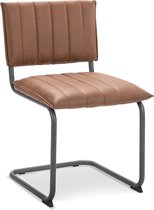 Icon Living - Eetkamerstoel Denton - Cognac - set van 2