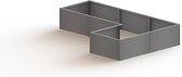 MySteel Verzinkt staal plantenbak Kansas 800   - Hoogte: 800mm