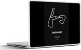 Laptop sticker - 15.6 inch - Zandvoort - Formule 1 - Zwart - 36x27,5cm - Laptopstickers - Laptop skin - Cover - F1 23