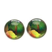 Oorbellen-natuurlijk gekleurd-steker-extra oor lifters-17.5 mm-Charme Bijoux