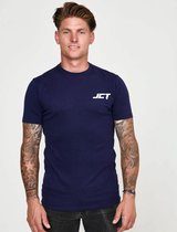 JORCUSTOM HorsePower Slim Fit T-Shirt - Navy - Volwassenen - Maat M