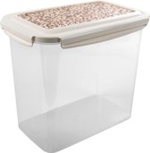 Hega Voorraadpot Lava 4,9 Liter 19 X 11 X 21 Cm Wit/beige