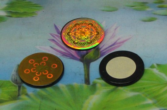 Plaques anti-smog Shungite GSM avec hologramme (lot de 3)