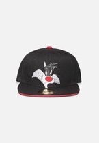 Looney Tunes Space Jam Sylvester Snapback Cap Pet Zwart - Official Merchandise