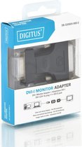 Digitus DB-320504-000-S tussenstuk voor kabels DVI-I, (24+5) D-Sub Zwart