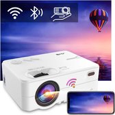 Beamer WiFi Bluetooth, Artlii Enjoy2 Mini Beamer, Native 1080p Full HD Ondersteund, Home Theater Projector Max 300" Scherm, Mini Projector Compatibel met iOS, Android, TV Stick, PS4, X-Box, L