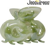 Jessidress® Elegante Haarklem Dames Haarkam Stevige Haarclip - Groen