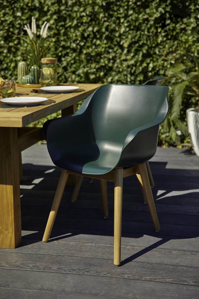 Hartman Sophie armchair tuinstoel met armleuning - Donkergroen