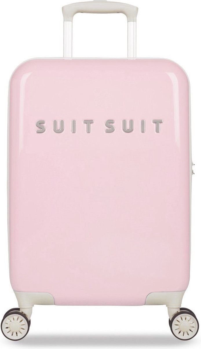 SUITSUIT Fabulous Fifties - Handbagage koffer met 4 wielen - 55 cm - 33L - Roze Pastel - SUITSUIT