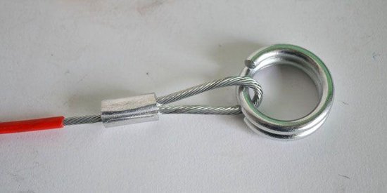 Losbreekkabel met ring 1000 mm — afbeelding 3