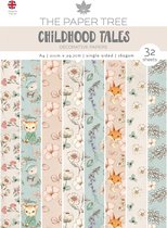 The Paper Tree Achtergrond papier - Childhood Tales - 32 vellen - A4