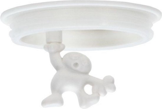 Boîte De Cuisine Alessi 'A Little Man' - Verre Et Résine Noire - 90 Cl - Design Gianni