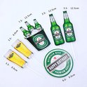 Verjaardagskaart happy birthday bier wijn cola