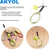 Akyol - Tennis groen sleutelhanger - sport - bewegen - tennis - bal