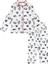 Claesen's Meisjes Pyjama- Blauw Eekhoorn Print- Maat 116-122