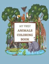 My First Animals Coloring Book
