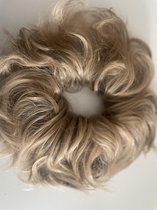 Mega Hair Bun extra dik haarstuk Messy Bun crunchie knot 90gram dark dirty  blond