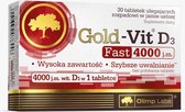 Goud-Vit D3 FAST 4000 IU, 30 stuks zuigtablet, appelsmaak, voor de gezondheid van tanden en botten!