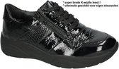 Solidus -Dames -  zwart - sneakers  - maat 39.5