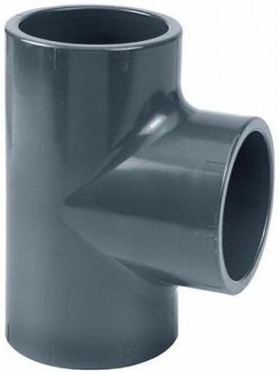 PVC T-stuk – 16bar (PN16) – 40 mm – 90 graden